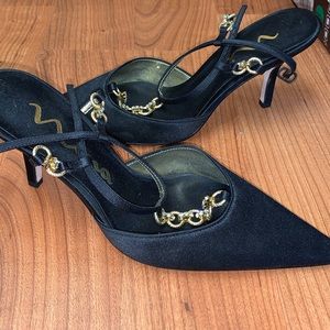 Black sexy heels Nina shoes